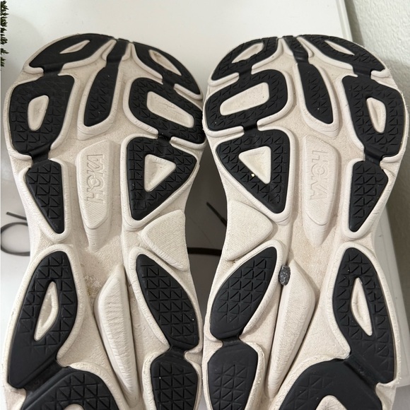 Hoka bondi 8 Light Gray Athletic Shoes - Picture 7 of 8